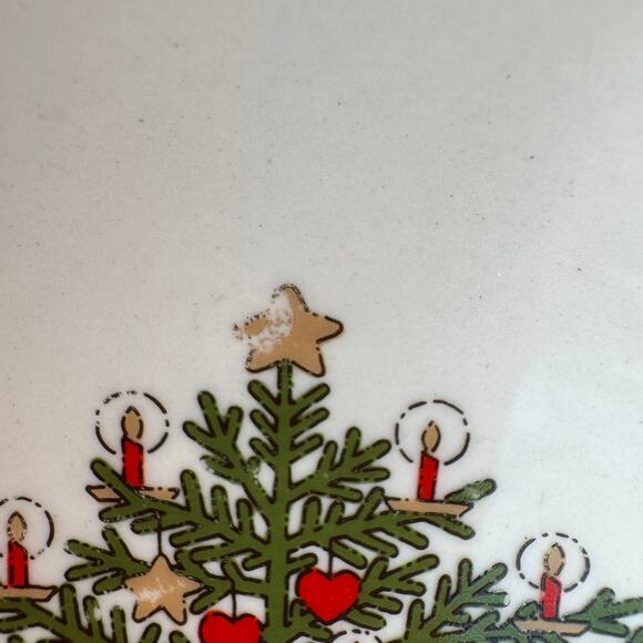 Vintage Salad Plates in O Christmas Tree by Ten Strawberry Street Set of 4 - Picture 10 of 13